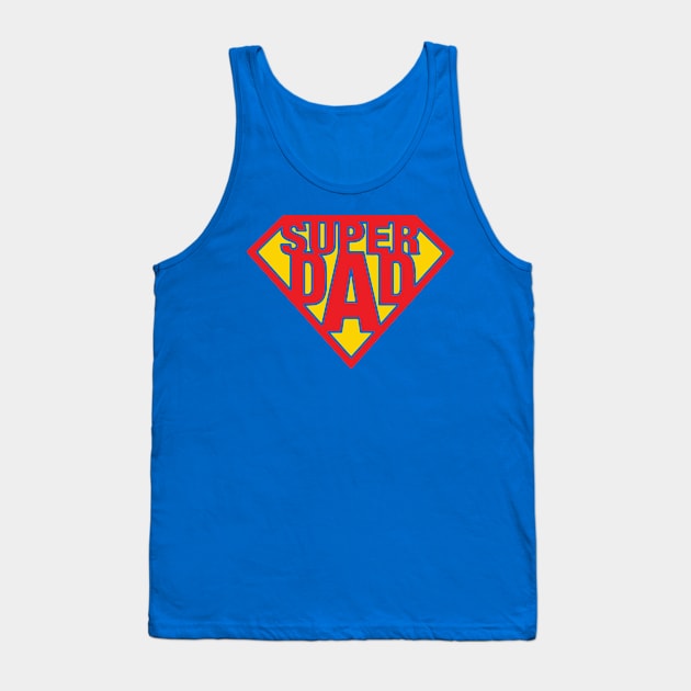 Super Dad Tank Top by inkstyl